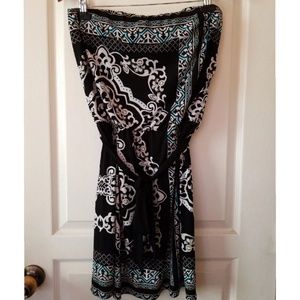 White House Black Market Strapless Large Dress